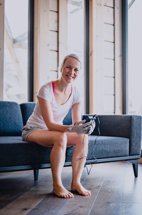 Handschuhe-TENS-eco-KL TENS eco 2 W-Handschuhe