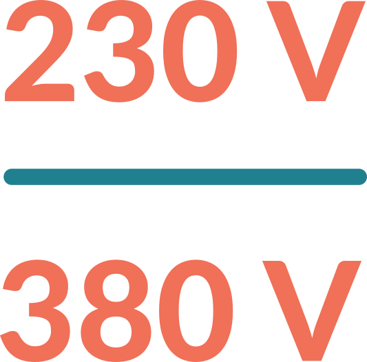 230-380V-Betrieb